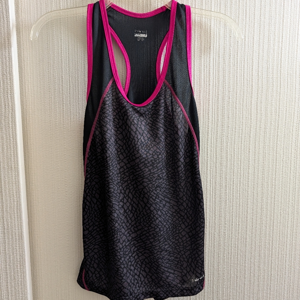 Hind Black Racer back Workout Tank Size S